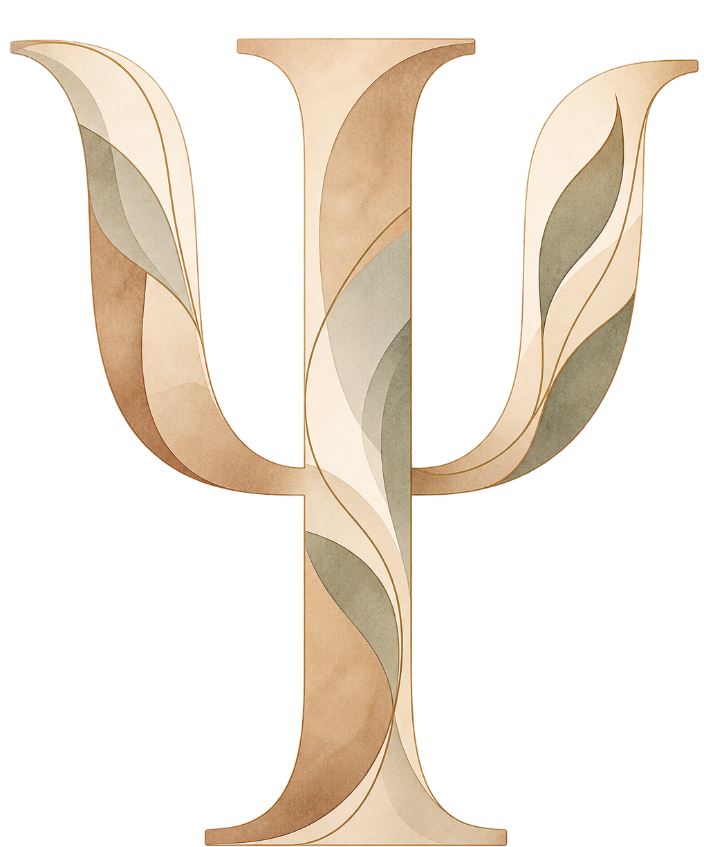 Psi symbol to represent psychology.